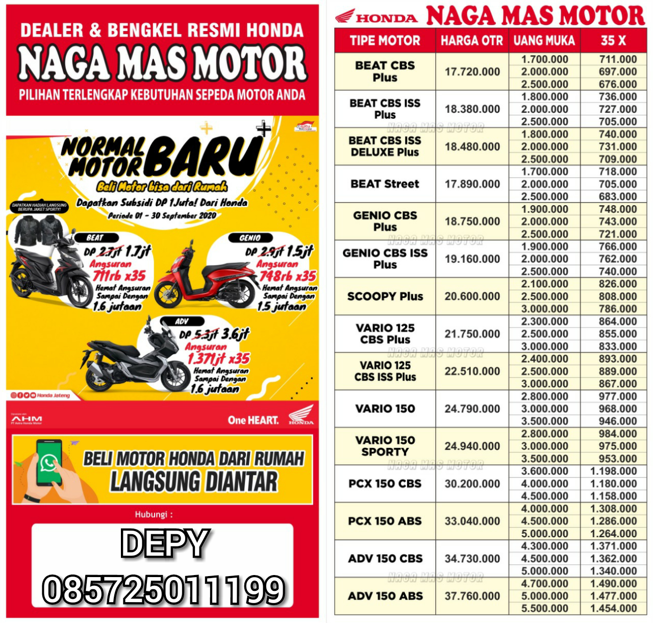 33 Naga mas motor boyolali